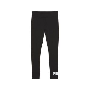 Legginsy damskie z logo No. 1 ESS PUMA Black. Czarne legginsy Puma, bez wzorów, z dżerseju. Za 138,57 zł.