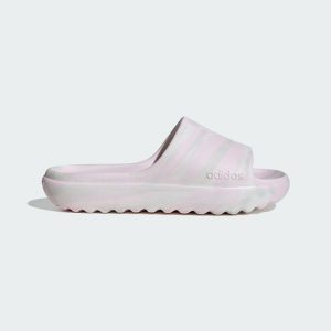 Klapki Adilette Lumia. Białe klapki ADIDAS, bez wzorów, z materiału, bez obcasa. Za 129,00 zł.