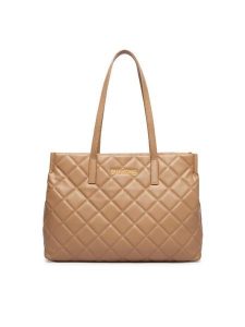 Valentino Torebka Ocarina VBS3KK10R Beżowy. Brązowe shopper bag Valentino, bez wzorów, ze skóry, bez dodatków. Za 699,99 zł.