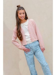 Like Flo Kardigan "Derby" w kolorze jasnoróżowym rozmiar: 110/116. Różowe kardigany Like Flo, z bawełny. Za 109,95 zł.