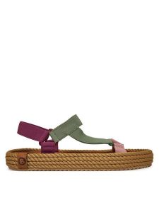 Bohonomad Sandały Miami Elastic MIA.12-3RQ3 Kolorowy. Sandały Bohonomad, bez wzorów, ze skóry, bez obcasa, na płaskiej podeszwie, bez zapięcia. Za 209,99 zł.