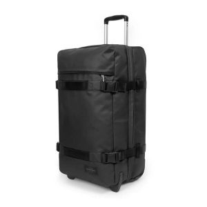 Walizka na kółkach Eastpak Transit'R L. Czarne walizki Eastpak, bez wzorów. W wyprzedaży za 788,50 zł.