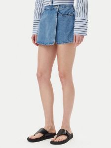 Levi's® Spódnico-szorty A3534-0000 Niebieski Regular Fit. Niebieskie szorty bez wzorów, z bawełny. Za 209,99 zł.
