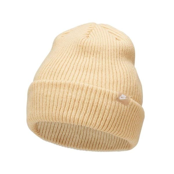 Czapka damska zimowa Nike SB Peak Beanie. Żółte czapki Nike, bez wzorów. W wyprzedaży za 99,00 zł.