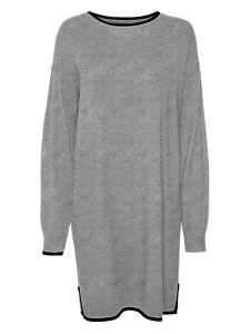 Vero Moda Sukienka w kolorze szarym rozmiar: M. Szare sukienki Vero Moda, na co dzień, m, bez wzorów, bez kołnierzyka, bez ramiączek, midi, proste. Za 125,45 zł.