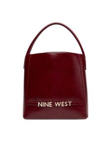 Nine West Torebka CEO-UTAH-LDA8011 Bordowy. Czerwone torebki klasyczne Nine West, bez wzorów, z materiału, bez dodatków. Za 329,99 zł.