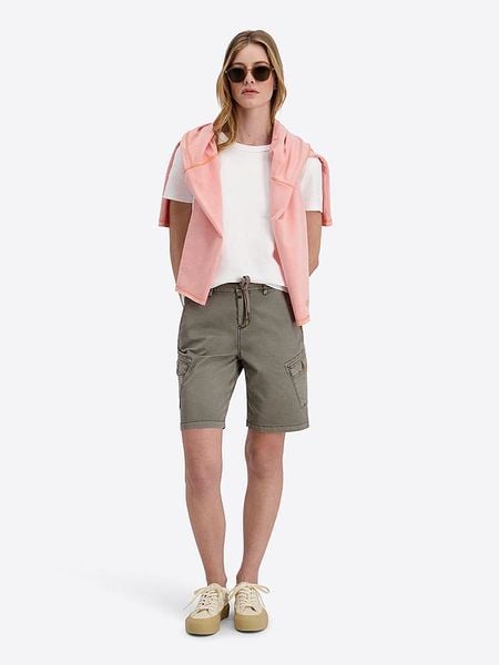 Timezone Bojówki "Marla" w kolorze khaki rozmiar: W32. Brązowe szorty Timezone, bez wzorów, z tkaniny. Za 153,34 zł.