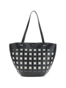 Guess Torebka 182879 Czarny. Czarne shopper bag Guess, z aplikacjami, bez dodatków. Za 674,99 zł.