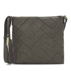 Torebka Lasocki. Szare listonoszki Lasocki, bez wzorów, bez dodatków. Za 129,99 zł.