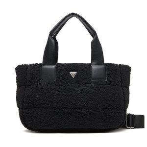 Torebka Guess. Czarne torebki klasyczne Guess, z aplikacjami, bez dodatków. Za 249,99 zł.