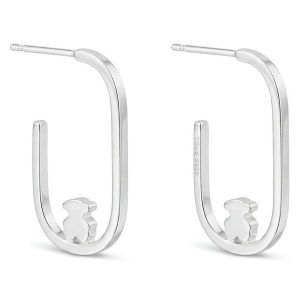 Kolczyki TOUS. Szare kolczyki Tous, srebrne. Za 399,99 zł.