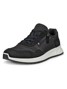 Ecco Skórzane sneakersy "Otm" w kolorze czarnym rozmiar: 41. Czarne trampki ecco, bez wzorów, bez zapięcia. Za 262,29 zł.
