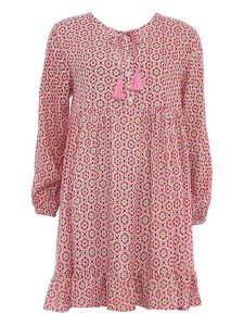 Zwillingsherz Sukienka "Rosalind" w kolorze jasnoróżowym ze wzorem rozmiar: L/XL. Różowe sukienki Zwillingsherz, l, bez wzorów, z wiskozy, bez kołnierzyka, bez ramiączek, midi. Za 166,95 zł.