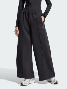 Adidas Spodnie dresowe Spacer KR9176 Czarny Loose Fit. Czarne spodnie dresowe ADIDAS, xs, bez wzorów, z bawełny. Za 298,99 zł.