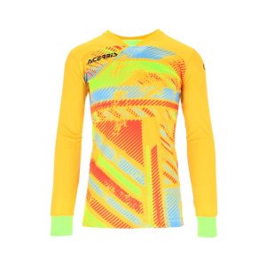 Koszulka bramkarska Acerbis Jersey. Żółte bluzki ACERBIS, bez wzorów, z jersey, sportowe, bez kołnierzyka, bez ramiączek. Za 211,00 zł.