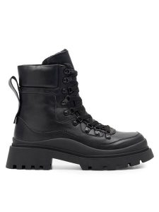 DeeZee Trapery BENTE WS5650A-17 Czarny. Czarne buty zimowe DeeZee, z syntetyku, bez obcasa, bez zapięcia. Za 99,99 zł.