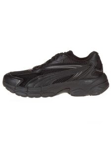 Puma Sneakersy "TEVERIS NITRO BASE" w kolorze czarnym rozmiar: 40,5. Czarne trampki Puma, bez wzorów, z materiału, bez zapięcia. Za 250,35 zł.