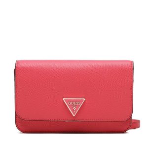 Torebka Guess. Czerwone listonoszki Guess, z aplikacjami, bez dodatków. Za 229,99 zł.