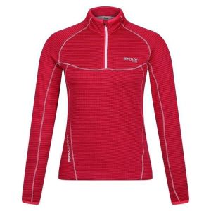 Bluza Szybkoschnąca Z Suwakiem Damska Yonder. Czerwone bluzy Regatta, xl, bez wzorów, bez kaptura. Za 68,99 zł.