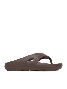 Roxy Japonki CEOWB-835381 Brązowy. Brązowe klapki Roxy, bez wzorów, z syntetyku, bez obcasa. Za 99,99 zł.