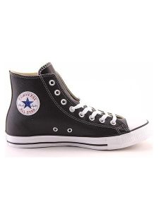 Converse Skórzane sneakersy "Chuck Taylor All Star" w kolorze czarnym rozmiar: 36,5. Czarne trampki Converse, bez wzorów, za kostkę, bez zapięcia. Za 228,38 zł.