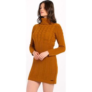 Sweter w kolorze jasnobrązowym. Golfy marki Jimmy Sanders. W wyprzedaży za 137,95 zł.