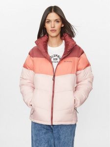 Columbia Kurtka zimowa Puffect™ Color Blocked Jacket Czerwony Regular Fit. Czerwone kurtki Columbia, na zimę, xs, bez wzorów, z syntetyku, bez kaptura. Za 469,99 zł.