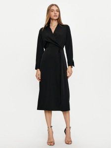 Haveone Sukienka codzienna AFS-M062 Czarny Regular Fit. Czarne kombinezony Haveone, l, bez wzorów, z syntetyku, bez kołnierzyka, bez ramiączek. Za 339,99 zł.