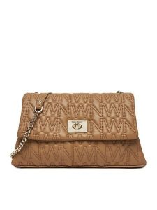 Nine West Torebka CEO-MILA-S23788-4 Beżowy. Brązowe torebki klasyczne Nine West, bez wzorów, z materiału, bez dodatków. Za 229,99 zł.