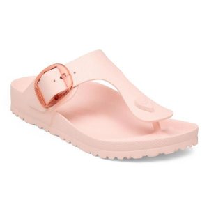 Unisex japonki Birkenstock Gizeh Big Buckle EVA różowe 1031321. Czerwone klapki Birkenstock, bez wzorów, z materiału, bez obcasa. Za 229,00 zł.