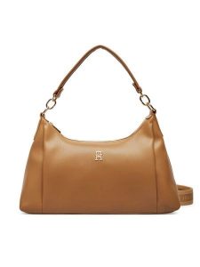 Tommy Hilfiger Torebka Th Essential Shoulder Bag AW0AW18373 Brązowy. Brązowe torebki klasyczne TOMMY HILFIGER, bez wzorów, ze skóry, bez dodatków. Za 529,99 zł.