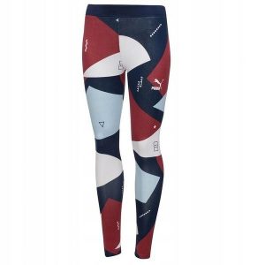 Legginsy sportowe damskie Puma Classics Legging 577608 02. Niebieskie legginsy Puma, bez wzorów. Za 89,00 zł.