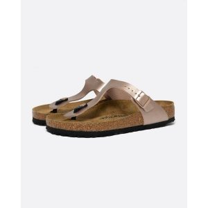 Japonki damskie Birkenstock Gizeh Bs. Żółte klapki Birkenstock, bez wzorów, z materiału, bez obcasa. Za 388,15 zł.