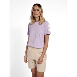 Koszulka damska Hummel Legacy. Czerwone bluzki Hummel, bez wzorów, sportowe, bez kołnierzyka, bez ramiączek. Za 114,00 zł.