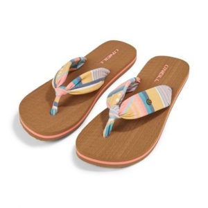 ONeill Japonki O'Neill Ditsy Sun Bloom Sandals 92800613226 różowe. Czerwone klapki bez wzorów, z gumy, bez obcasa. Za 222,64 zł.