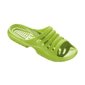 Klapki damskie Beco, limonkowe. Zielone klapki 47 Brand, bez wzorów, z materiału, bez obcasa. Za 192,99 zł.