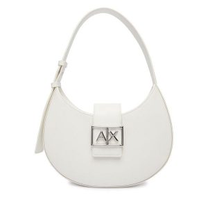 Torebka Armani Exchange. Białe torebki klasyczne Armani Exchange, bez wzorów, bez dodatków. Za 599,99 zł.