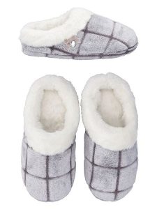 Maryplaid Kapcie w kolorze szarym rozmiar: 36/37. Szare kapcie maryplaid, bez wzorów, z materiału. Za 43,99 zł.