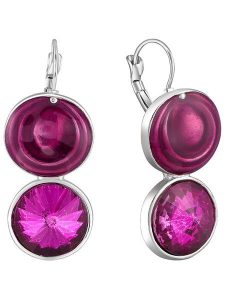 MENTHE À L'O Kolczyki z kryształami rozmiar: onesize. Różowe kolczyki MENTHE À L'O, z kryształem. Za 91,56 zł.