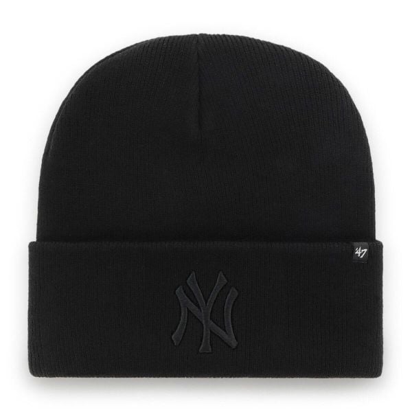 Czapka zimowa turystyczna uniseks 47 Brand New York Yankees. Czarne czapki 47 Brand, bez wzorów, sportowe. Za 119,00 zł.