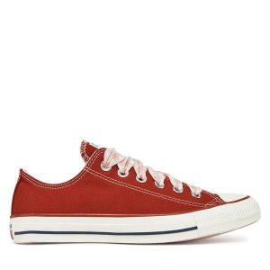 Trampki Converse. Czerwone trampki Converse, bez wzorów, bez zapięcia. Za 219,99 zł.
