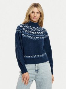 Guess Sweter W4PR0Z Z3LQ0 Granatowy Regular Fit. Niebieskie kardigany Guess, l, z syntetyku, bez kołnierzyka. Za 269,99 zł.