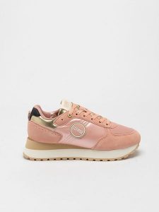 COLMAR Skórzane sneakersy w kolorze jasnoróżowym rozmiar: 41. Różowe trampki Colmar, bez wzorów, z materiału, bez zapięcia. Za 281,91 zł.