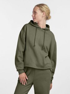 Pieces Bluza "Chilli" w kolorze khaki rozmiar: S. Brązowe bluzy Pieces, s, bez wzorów, z kapturem. Za 61,46 zł.