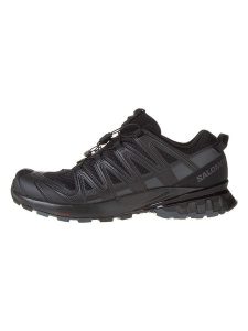 SALOMON Buty "XA Pro 3D V8" w kolorze czarnym do biegania rozmiar: 38. Czarne buty sportowe Salomon, bez wzorów, bez zapięcia, do biegania. Za 329,42 zł.