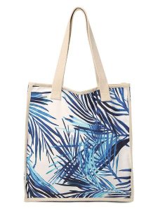 TATUUM Shopper bag w kolorze niebiesko-beżowym - 40 x 43 cm rozmiar: onesize. Brązowe shopper bag Tatuum, bez wzorów, z materiału, na ramię, bez dodatków. Za 79,03 zł.
