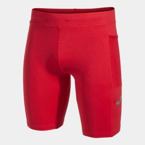 Legginsy Joma Elite X czerwone do biegania. Czerwone legginsy JOMA, bez wzorów, z poliamidu. W wyprzedaży za 147,00 zł.