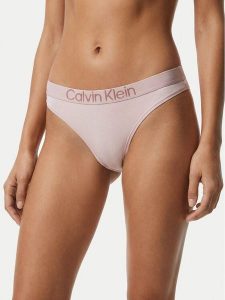 Calvin Klein Underwear Stringi LV00QD5292 Różowy. Czerwone stringi Calvin Klein Underwear, bez wzorów, z bawełny. Za 79,99 zł.