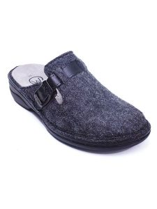 Comfortfusse Wełniane kapcie w kolorze antracytowym rozmiar: 37. Czarne kapcie Comfortfüße, bez wzorów, z materiału. Za 208,99 zł.