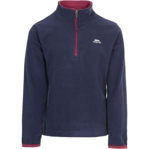 Trespass Sybil-damski mikropolar At100 Navy/berry. Czarne kurtki Trespass, bez wzorów, bez kaptura. Za 67,83 zł.